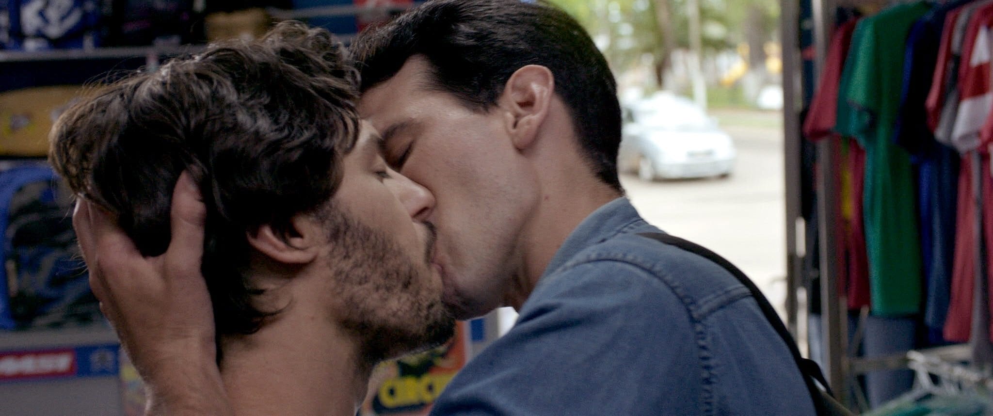 Still from gay film, Esteros